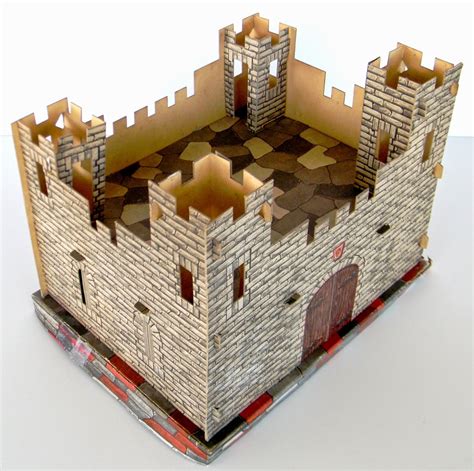 Medieval Castle Papercraft Castle Project Medieval Castle Paper