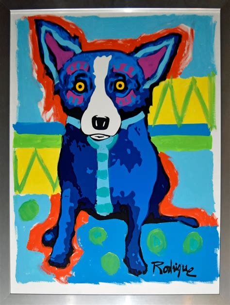 How Much Is An Original Blue Dog Painting