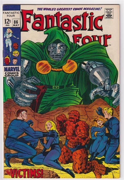 Fantastic Four 86 1969 Doctor Doom Comic Books Silver Age