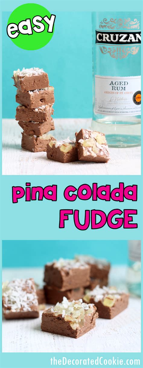 Pina Colada Boozy Fudge Super Strong Grown Ups Only Only A Few