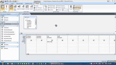 When that happens, the information passed is called an argument. Creating a Parameter Query in Microsoft Access - YouTube