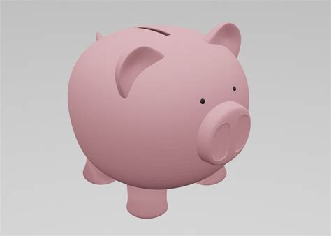 Piggy Bank 3d Model 3d Printable Cgtrader