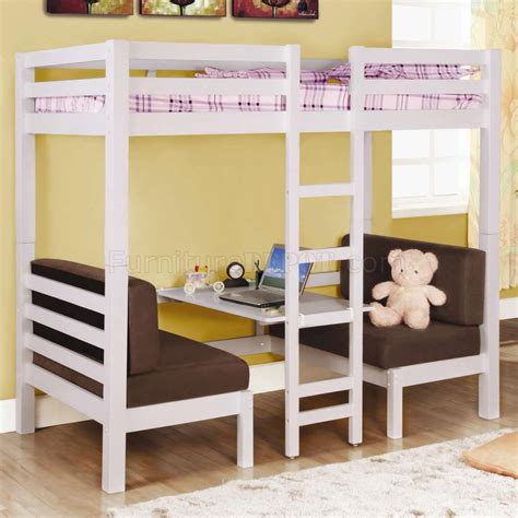 Over 20 years of experience to give you great deals on quality home products and more. White Finish Modern Twin Over Twin Convertible Loft Bunk Bed