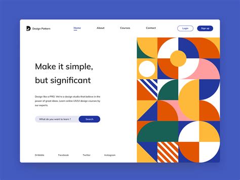 Design Pattern Website By Bhavna Kashyap For Nickelfox Uiux Design