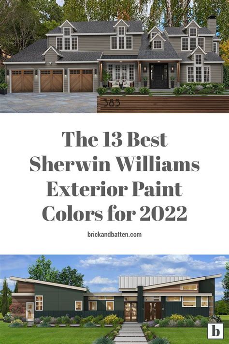 13 Best Sherwin Williams Exterior Paint Colors 2022 Brickandbatten