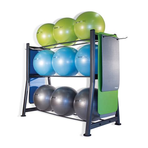 9 Stability Ball Bosu And Gym Mat Storage Rack Empty Buy Online At