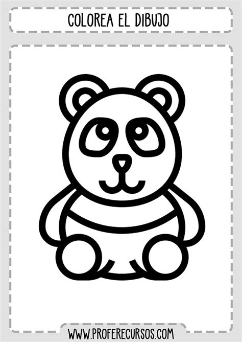 Osito Peluche Dibujos Para Colorear - Profe Recursos | Dibujos para