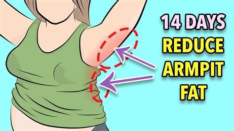 How To Reduce Armpit Fat In 14 Days At Home Youtube