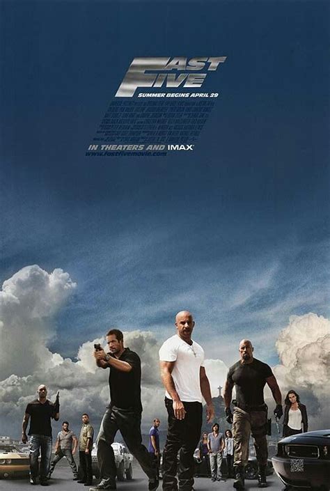 Fast And Furious 5 2011 Fast Five Fast And Furious 5 Best Movie Posters