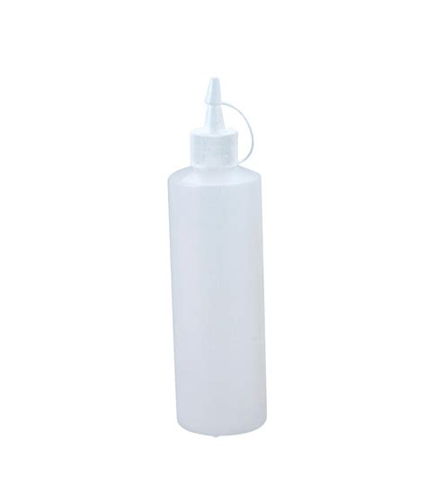 Plastic Squeeze Bottle 250ml Clear With Cap Au