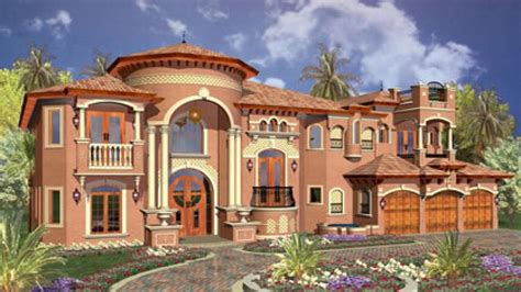 Dream Mediterranean House Plans Revival Mansion Luxury Homes October