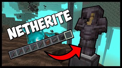 Minecraft La Netherite Un Minerale PiÙ Potente Del Diamante Youtube