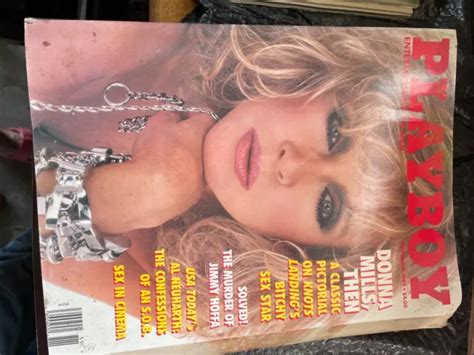 Playboy Magazine November Donna Mills Jimmy Hoffa Garry Kasparov