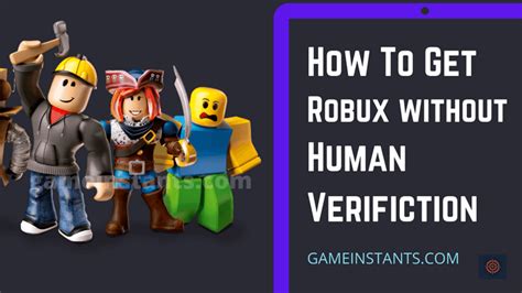 How To Get Free Robux 2024 No Human Verification Needed Gameinstants