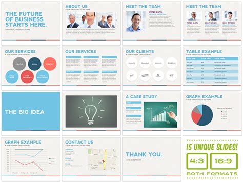 Universal Pitch Deck One Powerpoint ~ Presentation Templates On