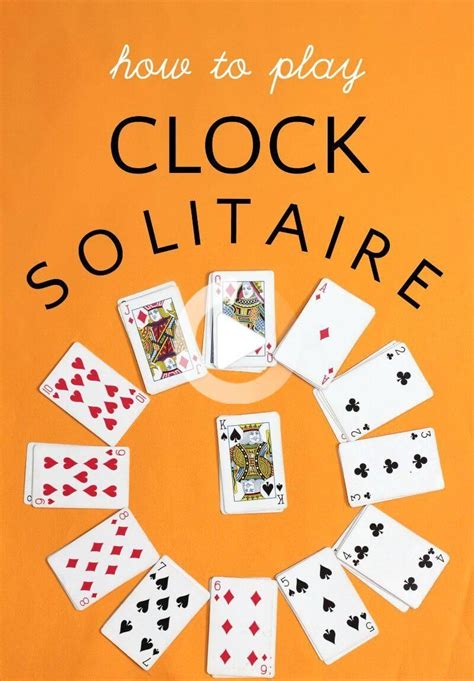 A game of solitaire only requires you to know the four card suits (hearts, diamonds, clubs and spades) and to count from ace to before diving into a game, you should know how the table is set up. Clock Solitaire Card Game: Keeps Kids Busy! | Solitaire ...