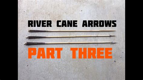 River Cane Arrows Part 3 Of 3 Shooting The Arrow Youtube