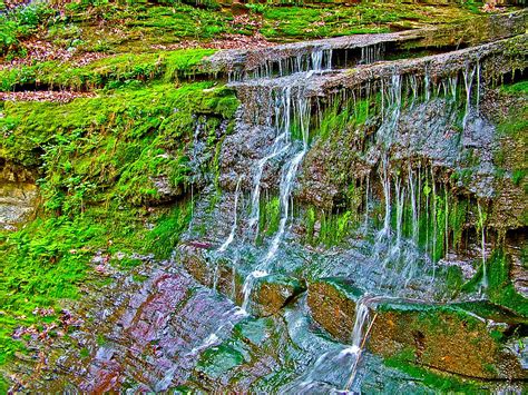 Jackson Falls At Mile 405 Natchez Trace Parkway Tennessee Photograph By