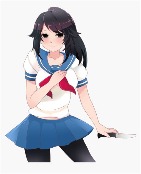 Ayano Aishi Whole Body , Png Download - Ayano Aishi Transparent Background, Png Download ...