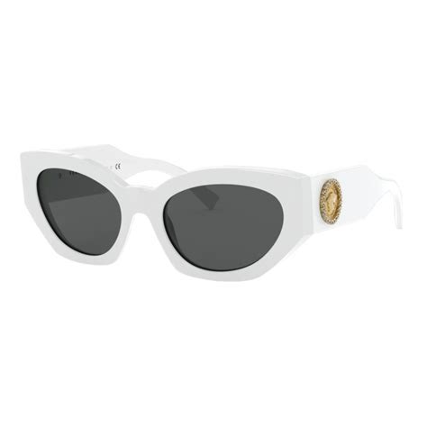 Versace Sunglasses Medusa Crystal White Sunglasses Versace