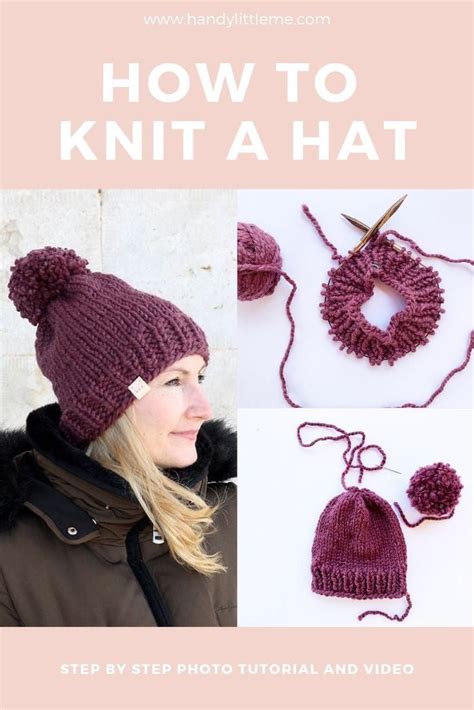 How To Knit A Hat With Circular Needles | Easy knit hat, Knitting patterns free hats, Knitting
