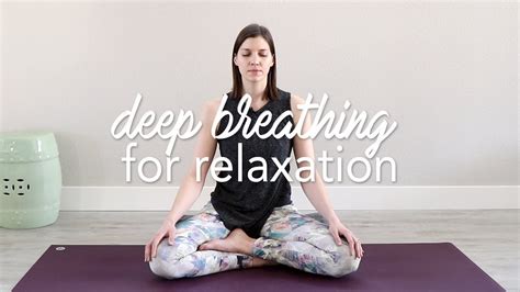 Deep Breathing Relaxation Technique Yoga Breathing Easy At Home Workouts