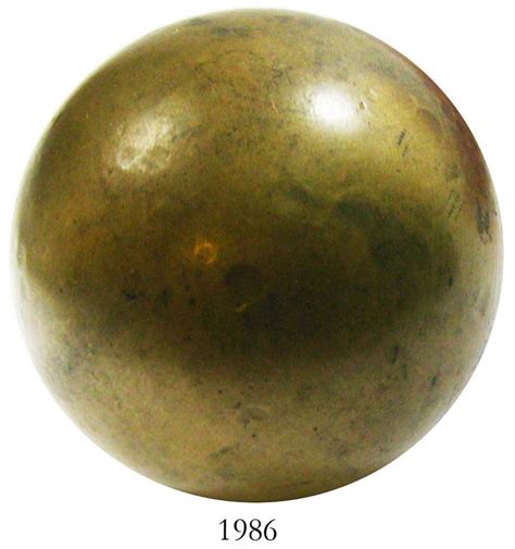 Large Brass Cannonball From Ecuador