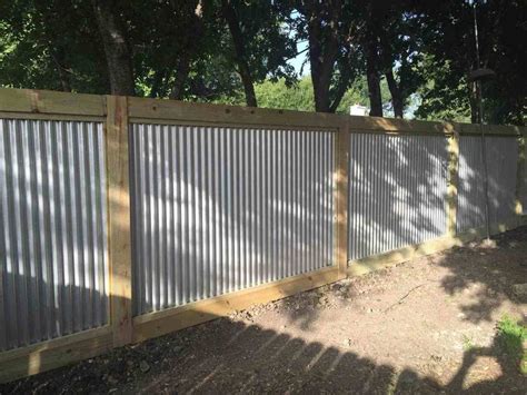Corrugated metal may not be the first thing that pops into your mind when thinking about an attractive accent for the yard. Corrugated Metal Fence Panels | Front ... | Corrugated ...