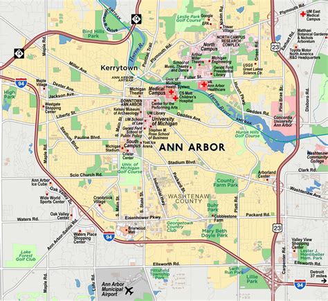 Custom Mapping Ann Arbor Michigan Red Paw Technologies