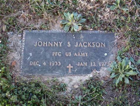 Johnny S Jackson Tombstone Photo