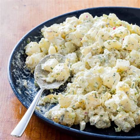 All American Russet Potato Salad America S Test Kitchen Recipe