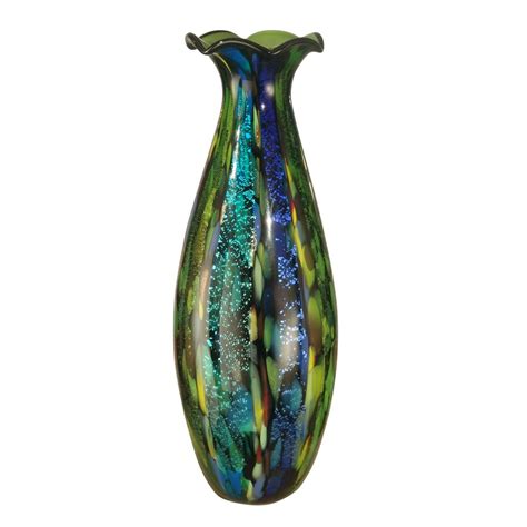 Dale Tiffany Abercrombie Hand Blown Art Glass Vase