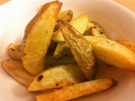 Lay the potatoes in the air fryer so that they are not overlapping and there's space for air to flow between them. Couch Cooking: Air fried potato wedges and mini eggplant ...