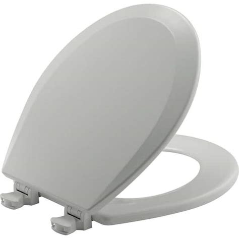 Bemis Lift Off Round Closed Front Toilet Seat In Ice Gray 500ec 062