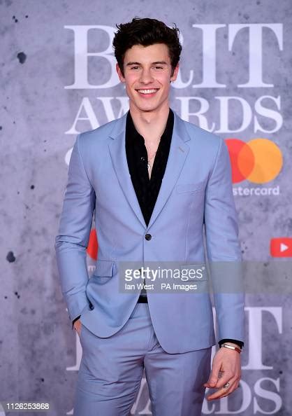 Shawn Mendes Attending The Brit Awards 2019 At The O2 Arena London