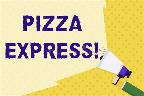 Text Sign Showing Pizza Express Conceptual Photo Fast Delivery Of
