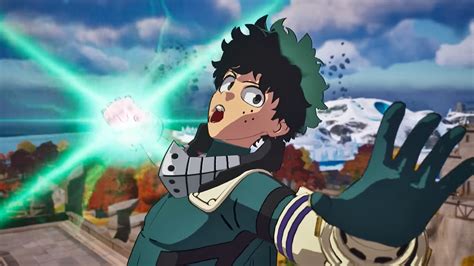 My Hero Academia And Fortnite Collaboration Confirmed Deku Shown In
