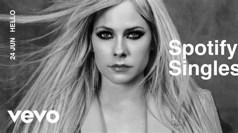 Avril Lavigne Hello By Adele Spotify Singles Cover Youtube Music