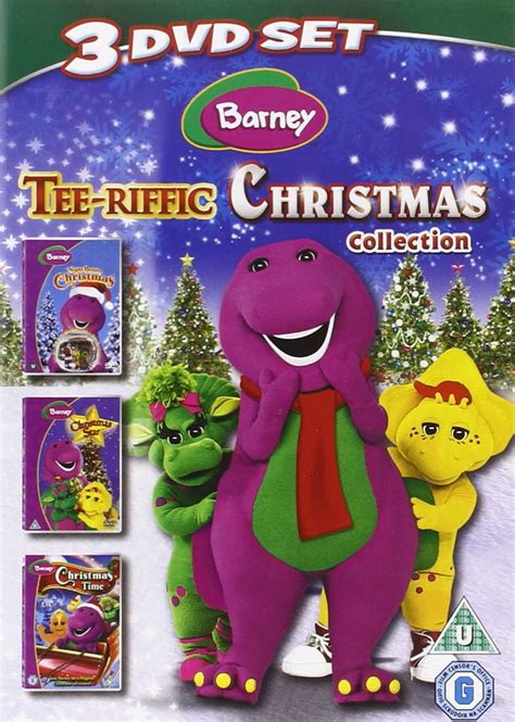 Barney Tee Riffic Christmas Collection 3 Dvd Set 2010 Dvd Amazon
