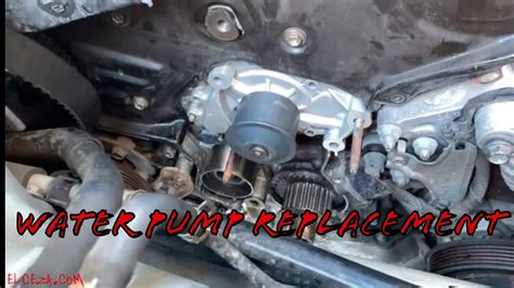 How To Replace Water Pump On Toyota Avalon 3 0 YouTube