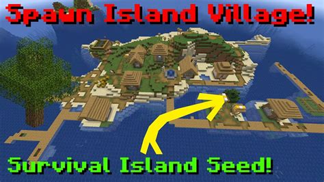 Minecraft 117 Seed 2 Village Islands At Spawn Survival Island Java