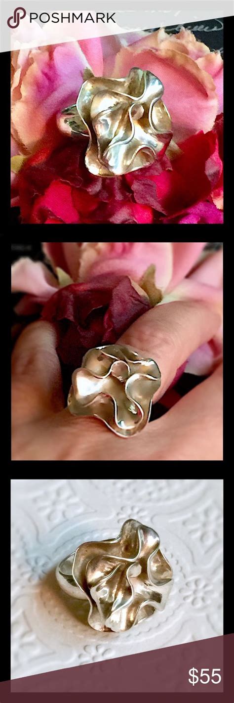 Stunning Silpada Floral Ring Floral Rings Feminine Ring Silpada Jewelry