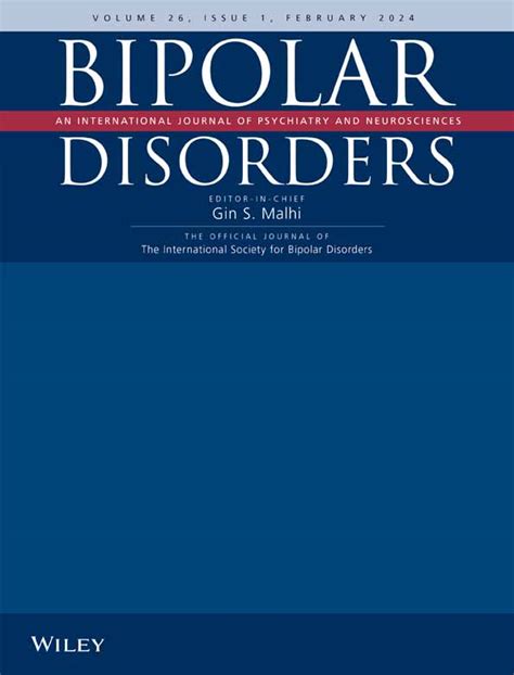 Bipolar Disorders Wiley Online Library