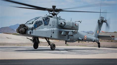 Iaf Gets Its First Four Attack Helicopters As Apache Touches Down In India