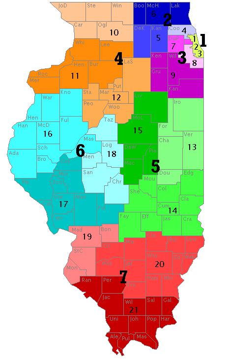 Illinois Map Of School Districts
