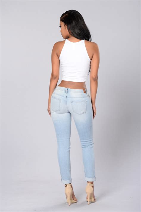 Stressed And Distressed Jeans Light