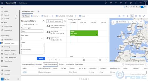 Schedule Board Extensibility In Microsoft Dynamics 365 Field Service