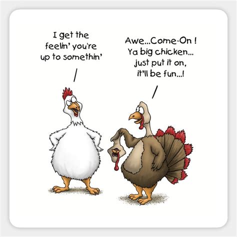 funny thanksgiving big chicken it ll be fun turkey cartoon by frontallobe funny thanksgiving