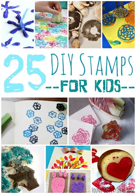 25 Super Crafty Diy Stamps For Kids