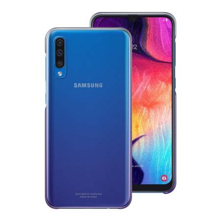 Samsung galaxy a30 android smartphone. Official Samsung Galaxy A30 Gradation Cover Case - Violet